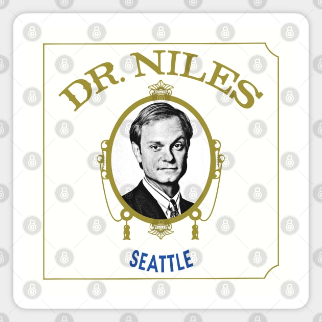 Dr. Niles Crane / 90s Aesthetic Design Magnet by DankFutura